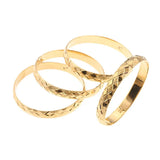 4pc Romantic Bangle Dubai Ethiopian African Women Jewelry