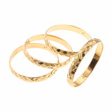 4pcs Women Romantic Bangle Dubai African Women Jewelry
