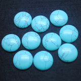 4pcs Turquoise Cabochons Round 25mm for Pendants Making Findings