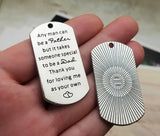 4pcs/lot--48x26mm Antique Silver Dad Charms Pendants DIY Necklace Supplies