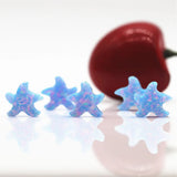 (4pcs/lot) Synthetic Opal Stars Pendant for DIY Necklace