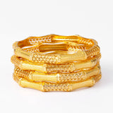4pcs/lot African Middle Eastern Arabic Dubai Bangle Bracelet for Women Wedding
