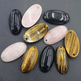 4pcs Natural Multicolor Stone Necklace Pendant DIY Jewelry Making