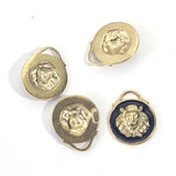 4pcs Stainless Steel Gold Lion Earring Charms 3D Pendant