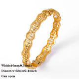4pcs Middle Eastern Arabic Dubai bangle bracelet African jewelry Wedding