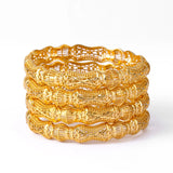 4pcs Middle Eastern Arabic Dubai bangle bracelet African jewelry Wedding