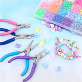 4pcs Mini Round Nose Pliers Kit Chain Nose Pliers Copper Wire Clip Cutter