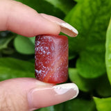 Natural Red Old Agate Dzi Ancient Beads Classic Horn Hole Precious Accessories