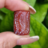 Natural Red Old Agate Dzi Ancient Beads Classic Horn Hole Precious Accessories
