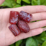 Natural Red Old Agate Dzi Ancient Beads Classic Horn Hole Precious Accessories