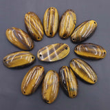 4pcs Tiger's Eye Stone Bracelets Necklaces Pendants Charms