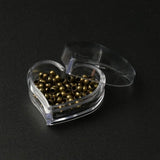4pcs Jewelry Box Transparent Storage Container Earring Beads Case