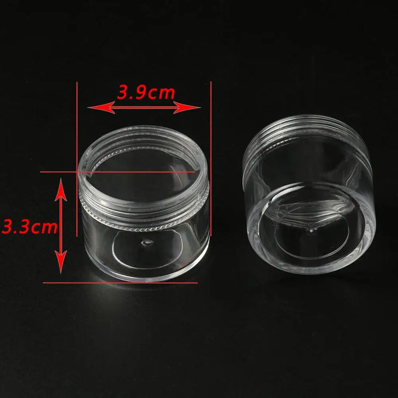 4pcs Jewelry Box Transparent Storage Container Earring Beads Case