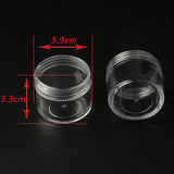 4pcs Jewelry Box Transparent Storage Container Earring Beads Case