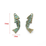 Vintage Patina Bronze Round Pendant Charms For Necklace Jewelry Making