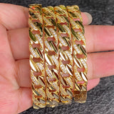 Dubai Africa Bangles for Women with Rhinestones Saudi Arabia Bracelets