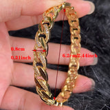 Dubai Africa Bangles for Women with Rhinestones Saudi Arabia Bracelets