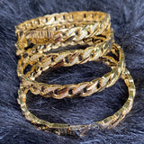 Dubai Africa Bangles for Women with Rhinestones Saudi Arabia Bracelets