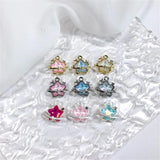 4pcs/lot Crystal Star Charms Connectors for DIY Earrings Necklace Pendant