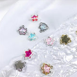 4pcs/lot Crystal Star Charms Connectors for DIY Earrings Necklace Pendant