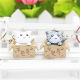 Random Mixed Style Cat Key Rings Chains for Bag Car Keychain