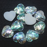 4pcs Abalone Shell Heart Cabochons 20mm Mother of Pearl Beads for DIY Jewelry