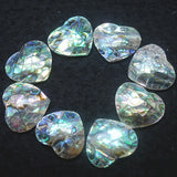4pcs Abalone Shell Heart Cabochons 20mm Mother of Pearl Beads for DIY Jewelry