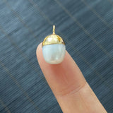 4pcs Natural Freshwater Baroque Pearls DIY Charm 10-17mm