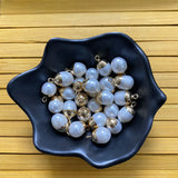 4pcs Natural Freshwater Baroque Pearls DIY Charm 10-17mm