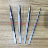 4pcs Diamond Tweezers Jewelry Pick Up Repair Tool