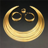 Europe Metal Collar Choker Necklace Punk Wide Alloy Collars Statement Necklace