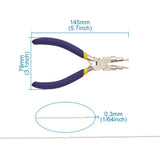 4pcs Wire Winding Rods Set Round Nose Pliers Copper Wire DIY Jewelry