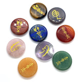 4pcs Tiger Eye Stone Beads Reiki Healing Set 25mm
