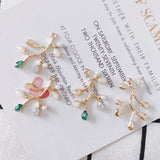 4pcs Alloy Leaves k earrings pendant Jewelry Accessorie Supplies