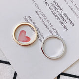 4pcs Alloy Round White Gold Stainless Steel DIY Earring Supplies