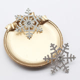4pcs 54mm Silver Snowflake Decorations DIY Christmas Gift Decoration