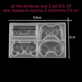 Gamepad Silicone Mold for DIY UV Resin, Cake Decorating, Epoxy Resin - Boy Gift