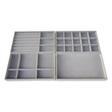 Velvet Earrings Trays Box Storage Organizer for Necklaces