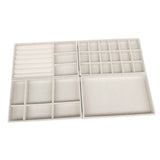 Stackable Jewelry Trays Organizer for Women Displaying Watch