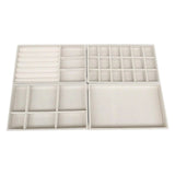 Stackable Jewelry Trays Organizer for Women Displaying Watch