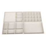 Stackable Jewelry Trays Organizer for Women Displaying Watch