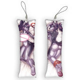 Wolf Small Pillow Pendants Mini Furry Dakimakura Pendant Keychain