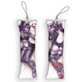Wolf Small Pillow Pendants Mini Furry Dakimakura Pendant Keychain