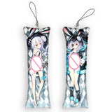 DATE A LIVE Origami Tobiichi Mini Dakimakura Keychain Pendant Anime Body Pillow