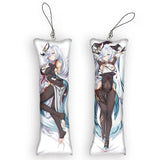 Genshin Impact Shen He Mini Key Chains Dakimakura Keychain