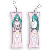 Anime Miku Dakimakura Mini Keychain 2 Side Small Pillow Pendant Gift Keychain