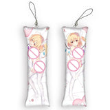 Touhou Project Mini Key Chains Dakimakura Keychain Anime Body Mini Pillow