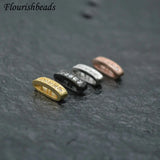 4x12mm CZ Zircon Rectangle Beads 10pc/lot