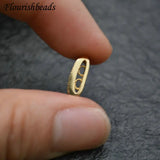 4x12mm CZ Zircon Rectangle Beads 10pc/lot