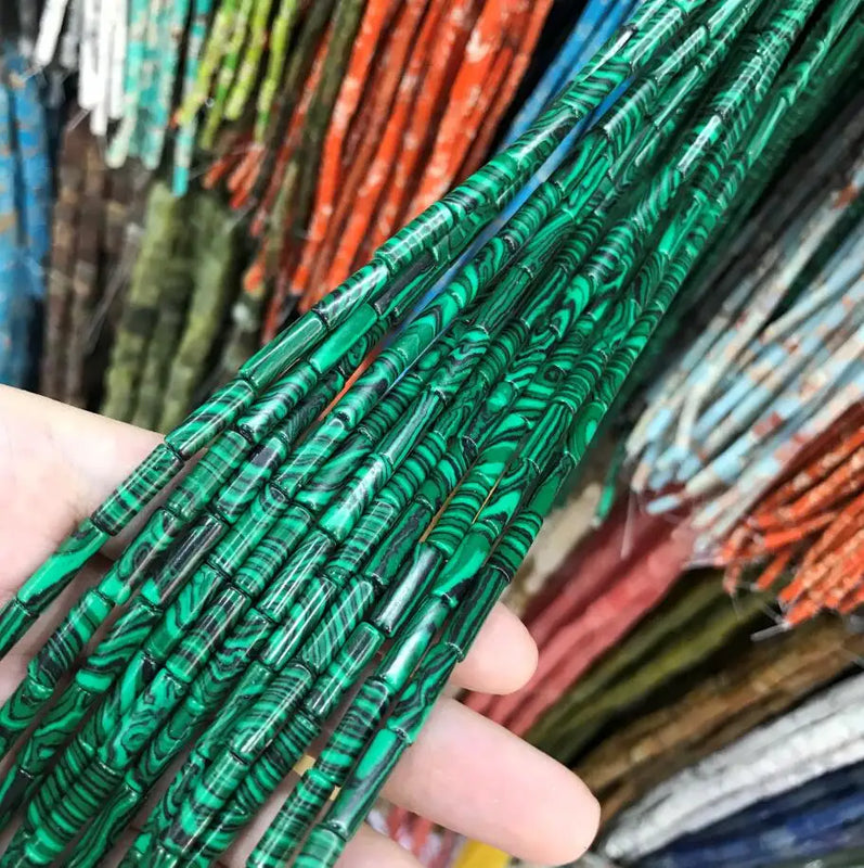 4x13mm Turquoise Beads Flat Loose Beads DIY Jewelry Making